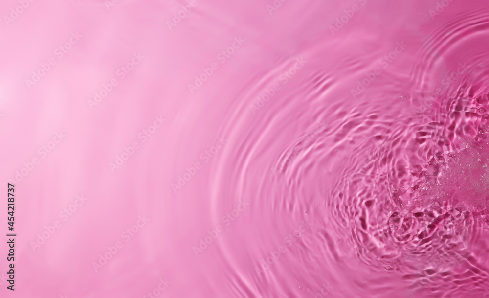 texture of splashing water on pastel background