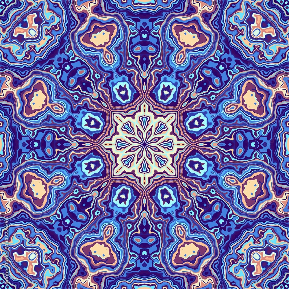 Digital fractal pattern. Abstract background.