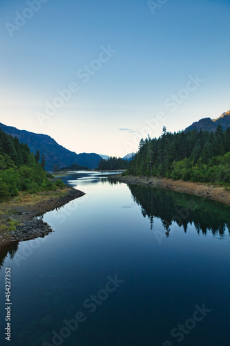 Campbell River, at Campbell River, British Columbia, Vancouver Island, Canada, Natural and Peaceful land. 