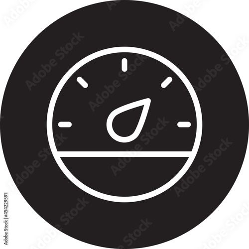 barometer glyph icon