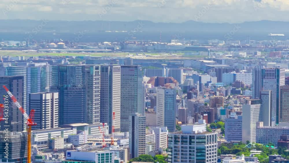 東京 タイムラプス 2021年夏 六本木から望む東京湾 東京 タイムラプス 2021年夏 六本木から望む東京湾