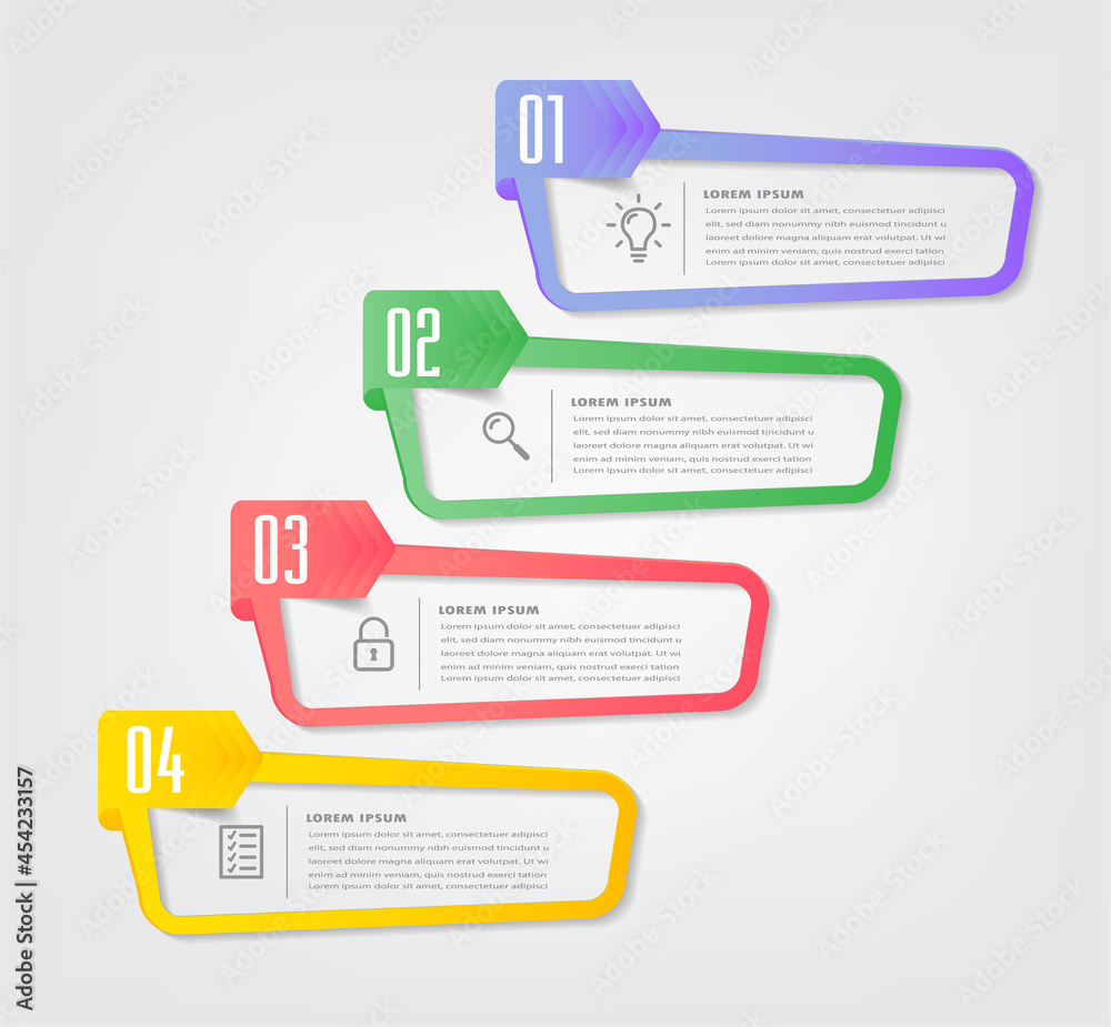 modern text box template, infographics banner modern text box template, infographics banner