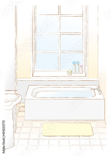 浴室のベクターイラスト