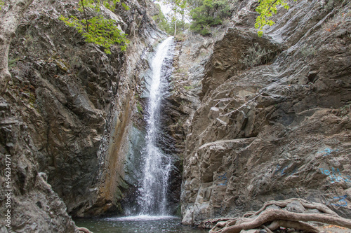 Nature trail  Millomeris waterfall  Pano Platres  Cyprus.