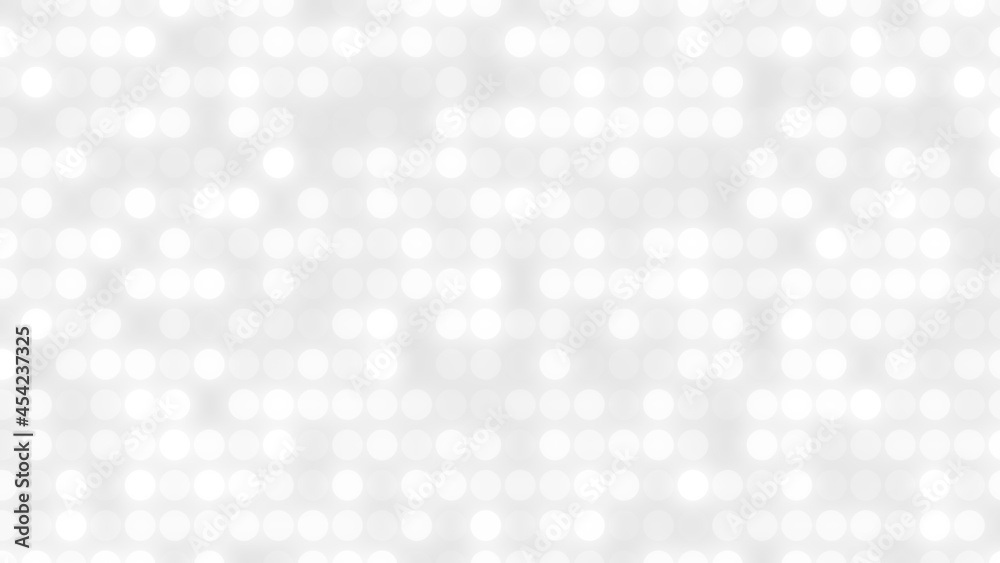 Dot white gray pattern gradient texture background. Abstract  technology big data digital background. 3d rendering.