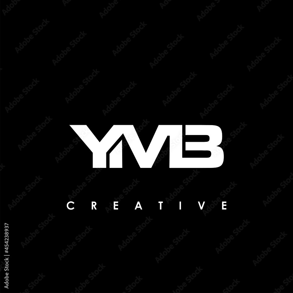 YMB Letter Initial Logo Design Template Vector Illustration