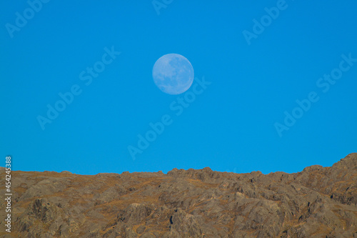 Moon and Mountain