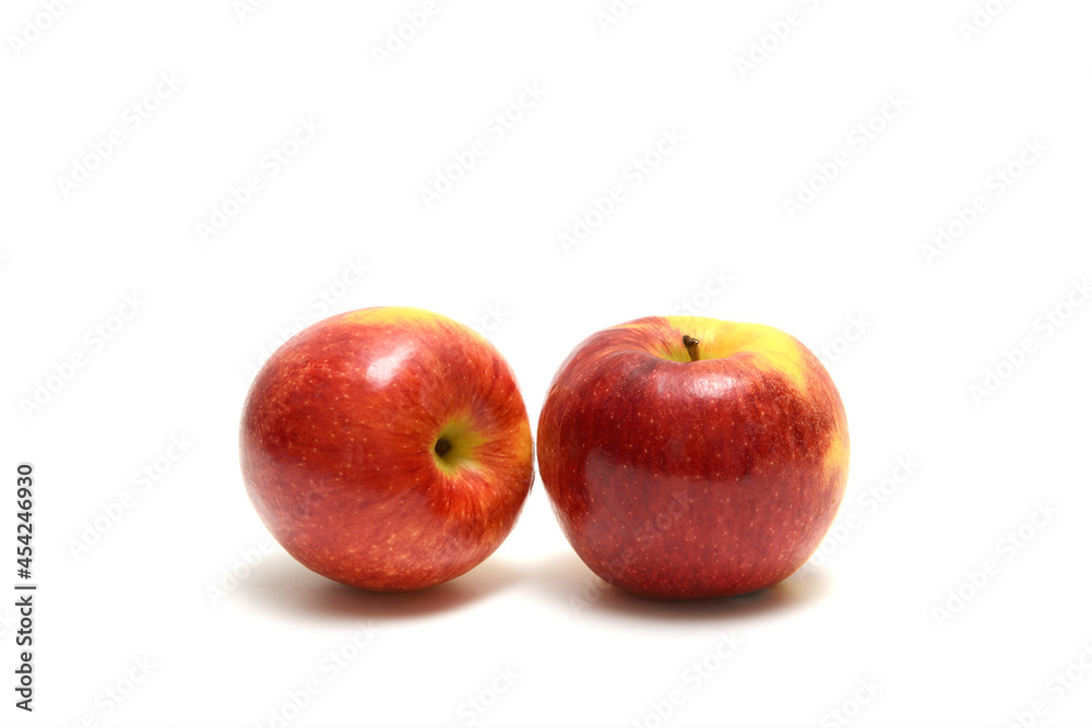 Fresh Red Apple  isolated on white background