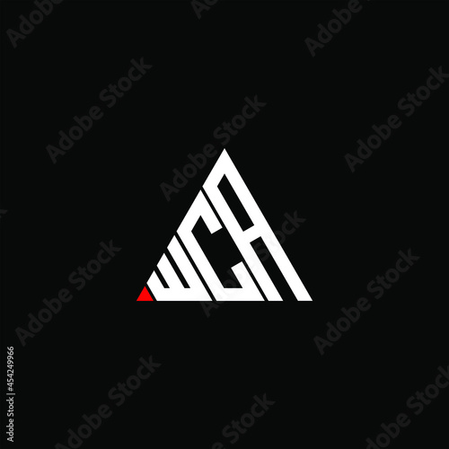 WCA letter logo creative design. WCA unique design
 photo