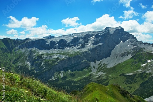 Austrian Alps-view on the peak Sulzfluh © bikemp