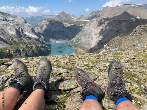 Bergwandern, Kopf auslüften, Aussicht geniessen photo