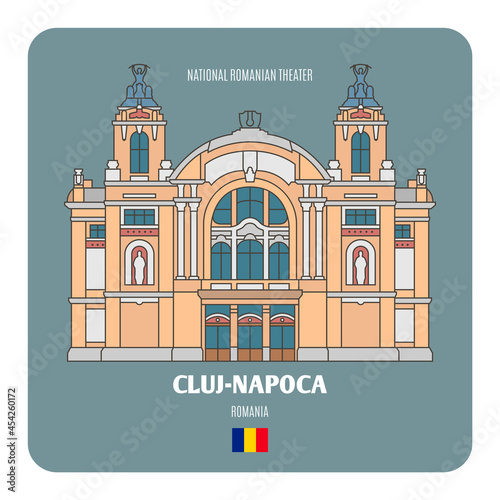 National Romanian Theater and Opera House in Cluj Napoca, Romania