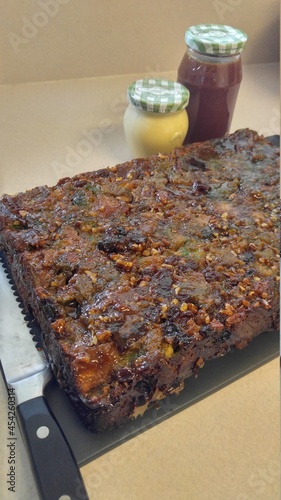 Bread pudding with challah