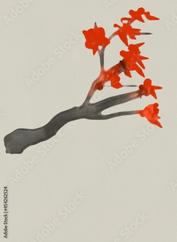 red maple leaf