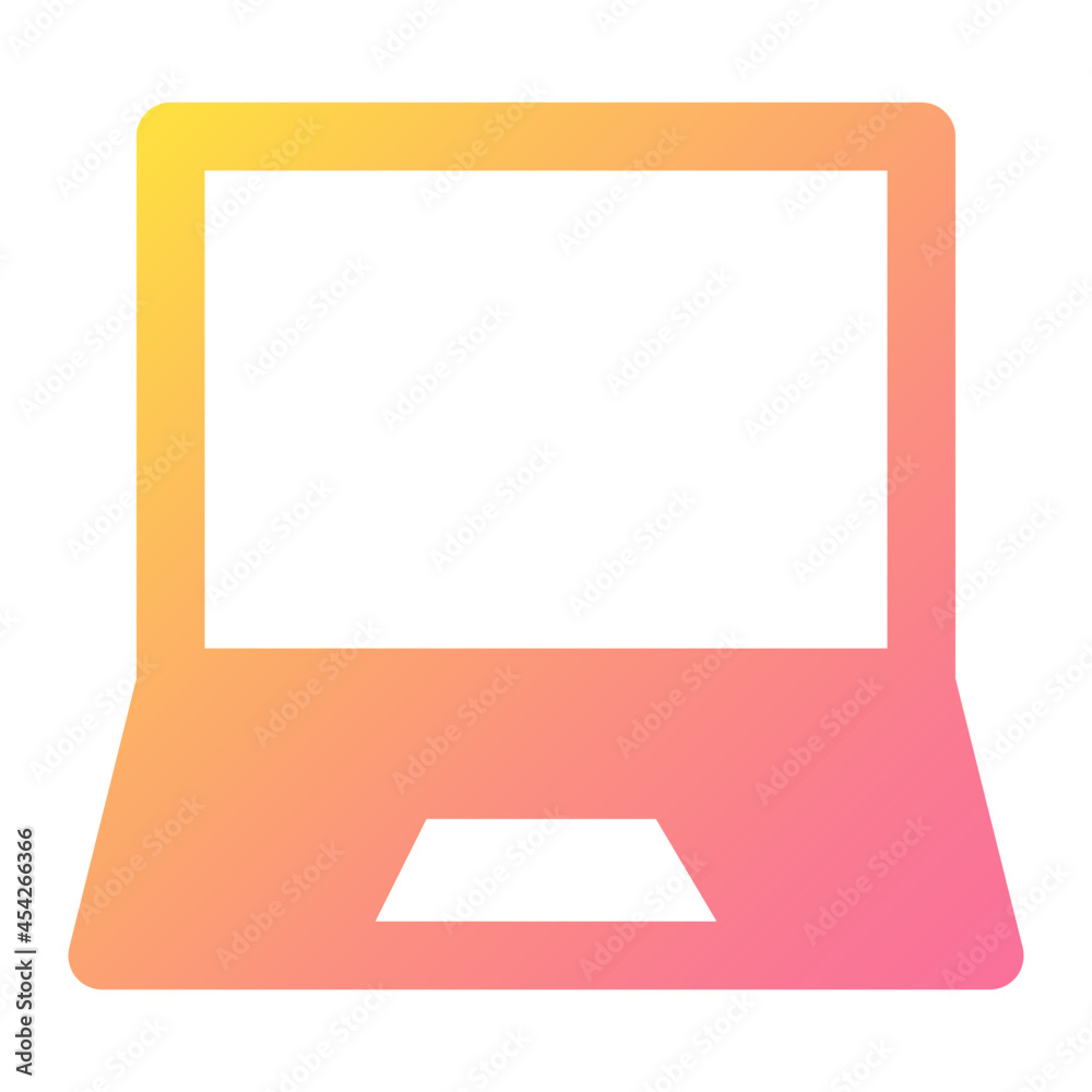 Laptop Icon Illustration