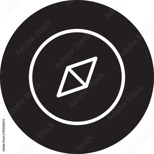 compas glyph icon