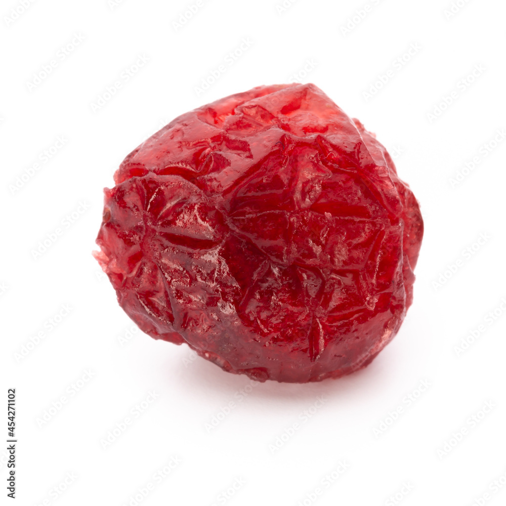 Dried cranberries isolated on white background Dried cranberries isolated on white background