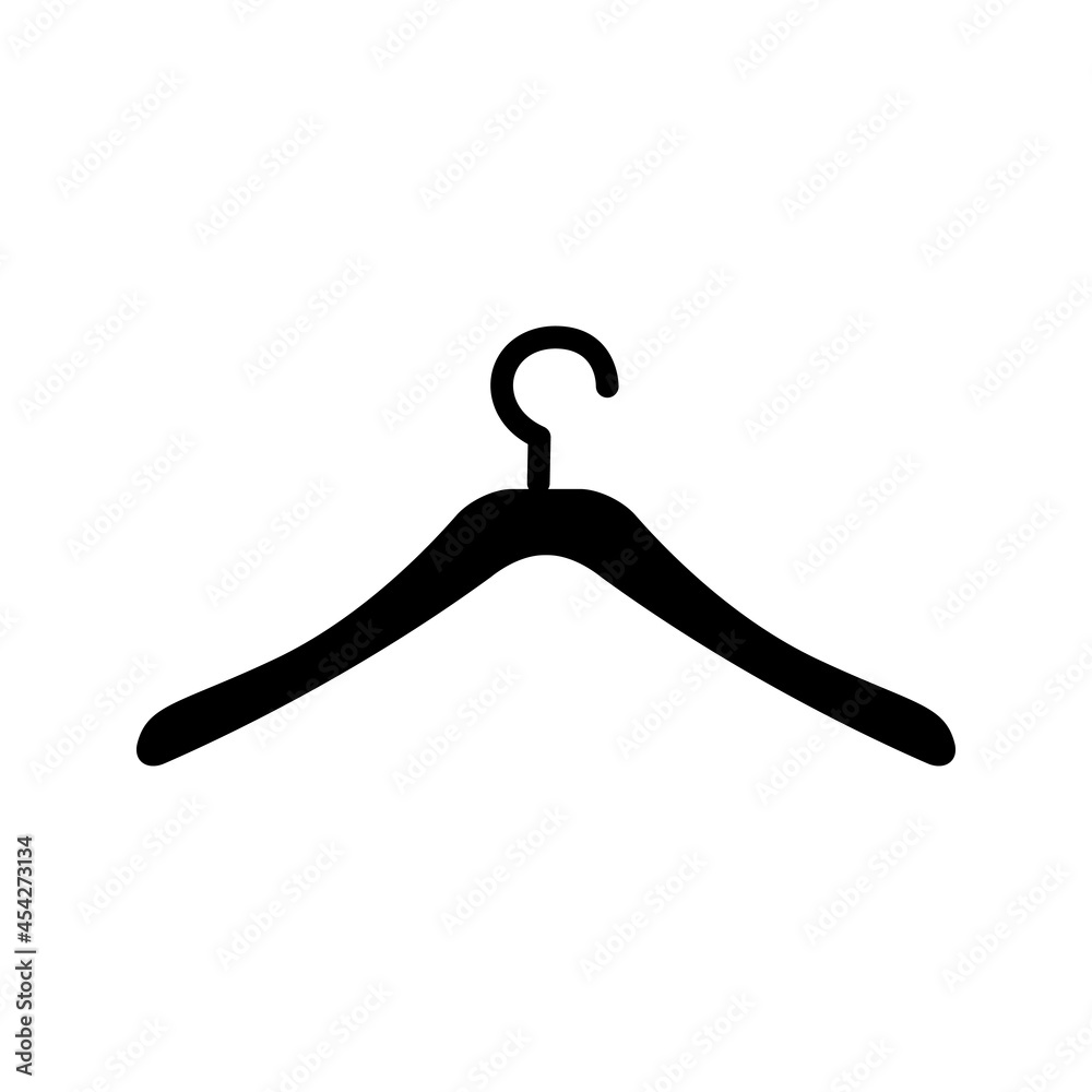 Wooden suit hanger vector icons set. Wooden icon. cloakroom illustration symbol collection. Wooden suit hanger vector icons set. Wooden icon. cloakroom illustration symbol collection.