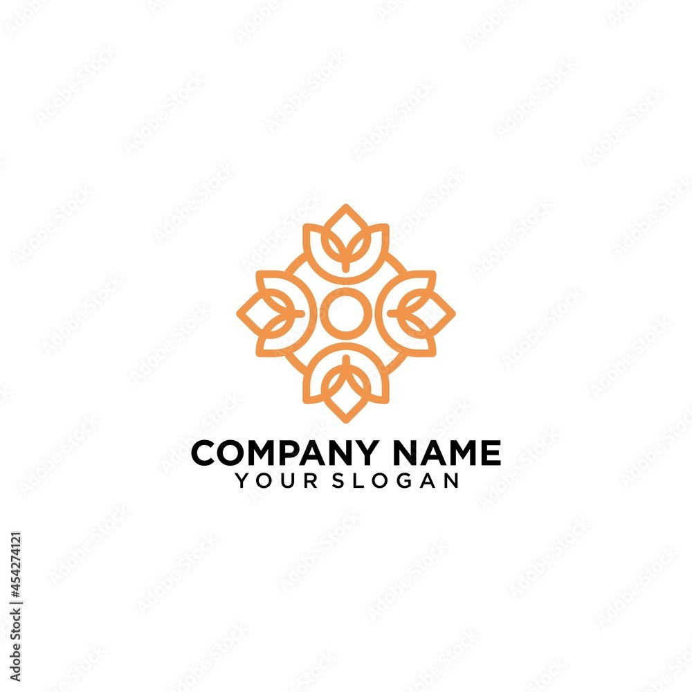 simple ornament logo simple ornament logo