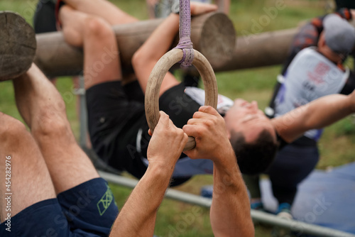 obstacle running race