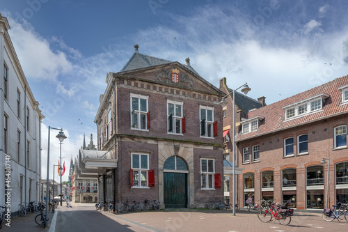 De Waag at the Markt in Gouda, Zuid-Holland province, The Netherlands photo