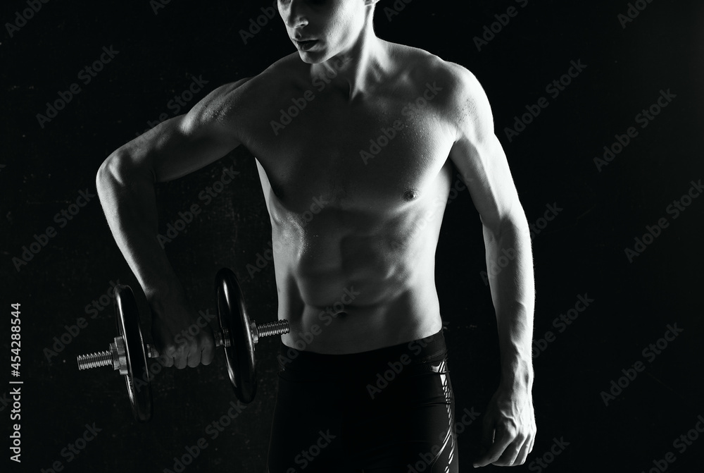 sporty man exercise motivation posing lifestyle sporty man exercise motivation posing lifestyle