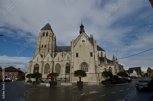 Gothic Saint Leonard's Church. The building in its oldest parts shows traces of the Romanesque architectural style.