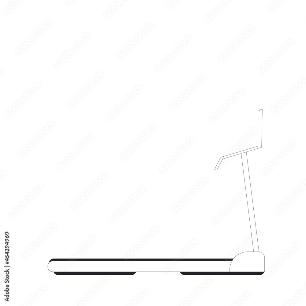 Treadmill machine. Cardiovascular equipment for gym Treadmill machine. Cardiovascular equipment for gym