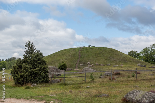 Photography King Björn's Mounds in Uppsala, Sweden