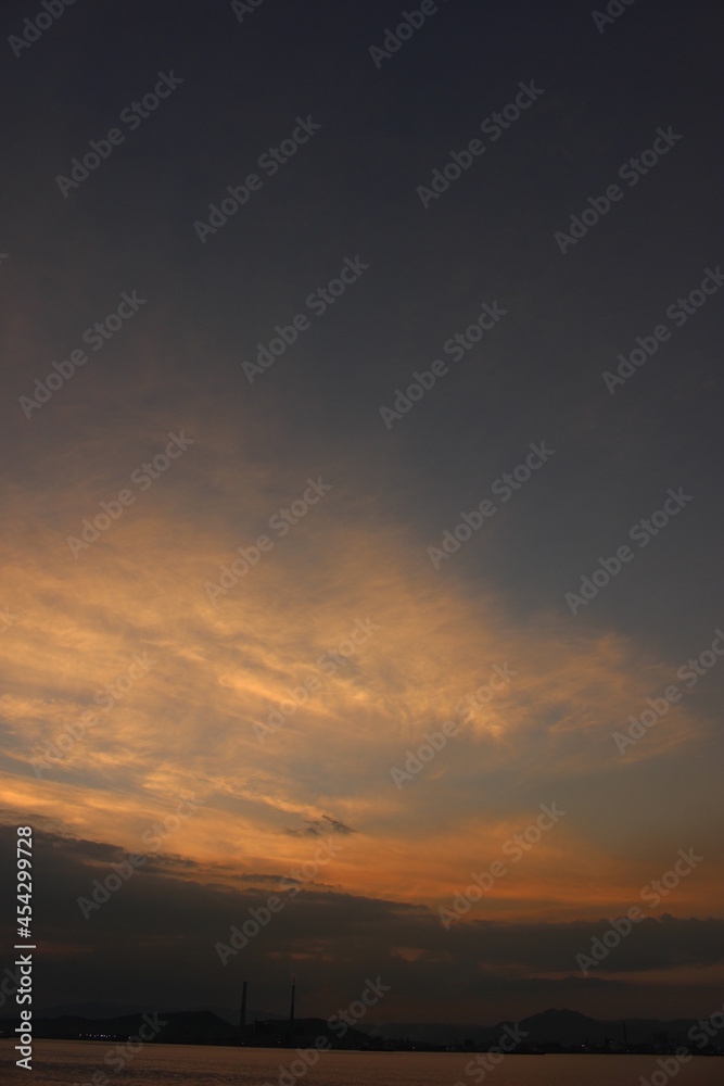 日本の自然と瀬戸内海の夕日 日本の自然と瀬戸内海の夕日