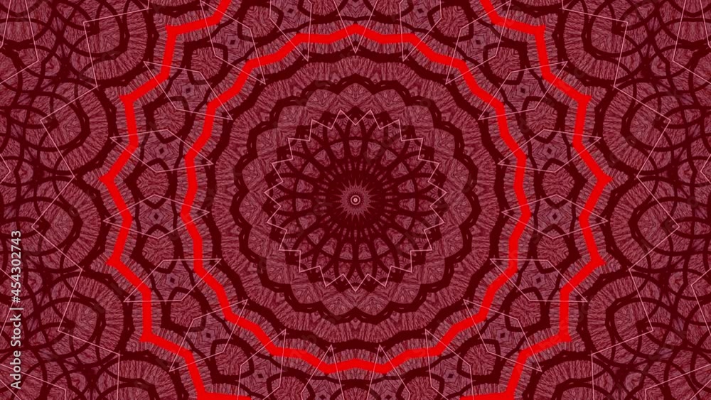 Red abstract pattern background. 4K geometric energy fractal texture. Red abstract pattern background. 4K geometric energy fractal texture.