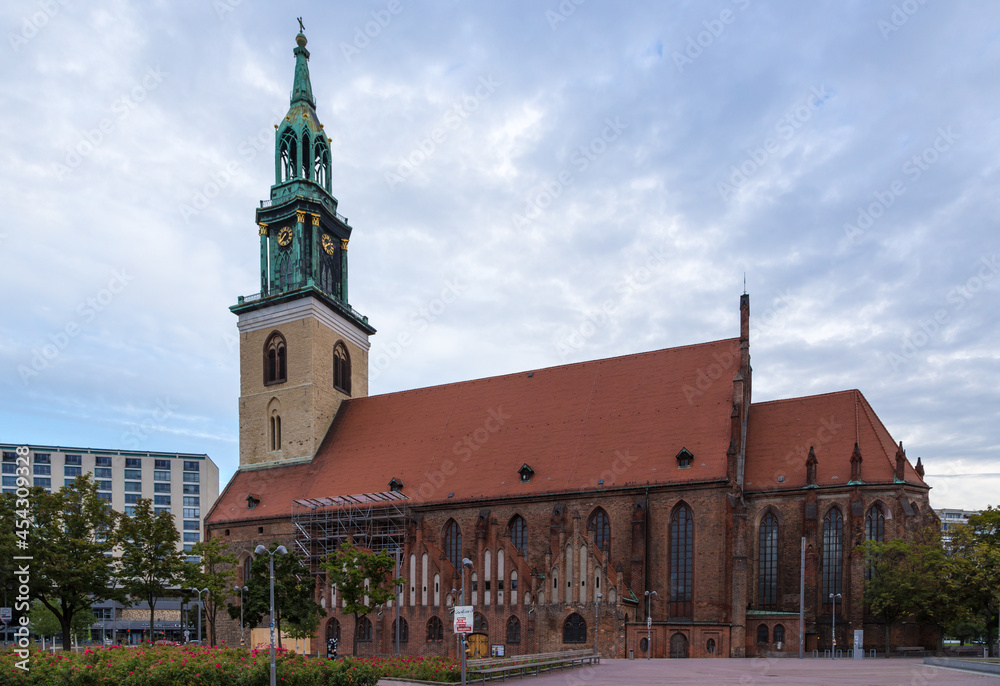 Berlin, Germany. Medieval Church of St. Mary (Marienkirche)