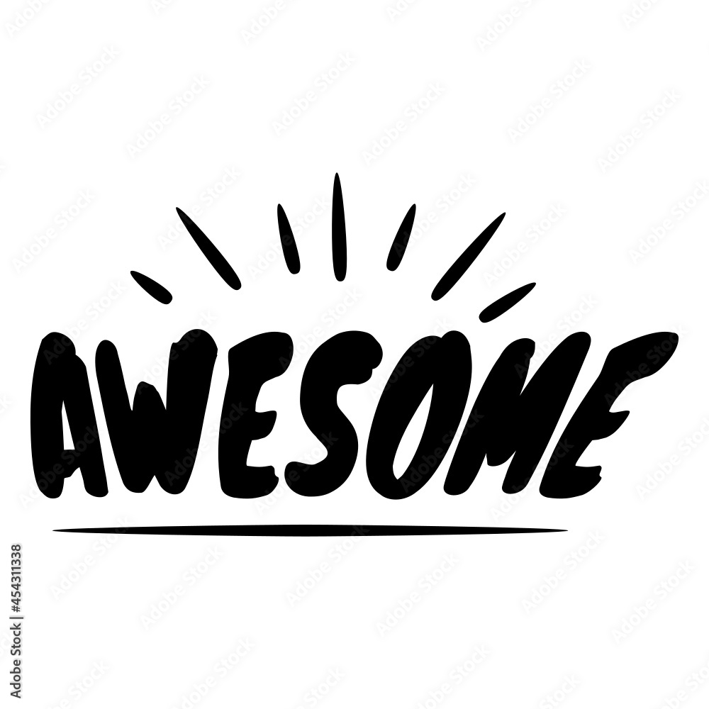 Obraz premium Awesome 