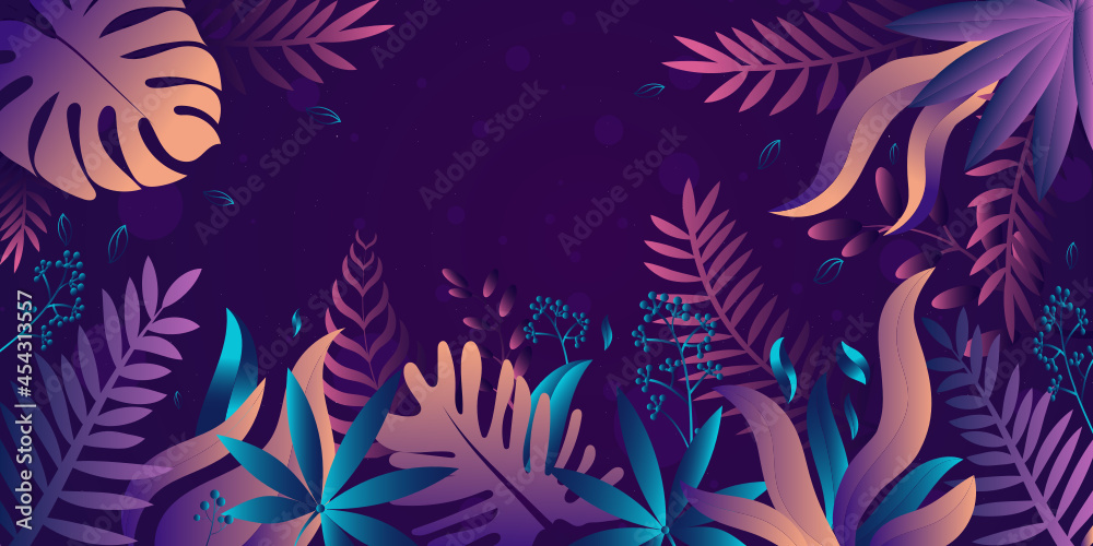 Naklejka premium Floral Background
