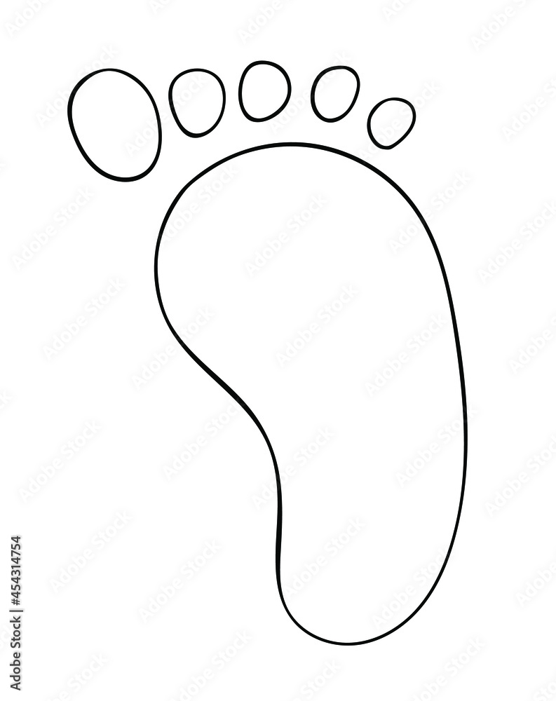 Hand drawn heel for postcard, icon, logo or badge. Doodle vector EPS10 Hand drawn heel for postcard, icon, logo or badge. Doodle vector EPS10