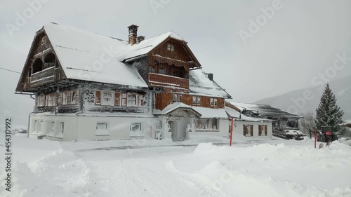 Schneetreiben in Österreich