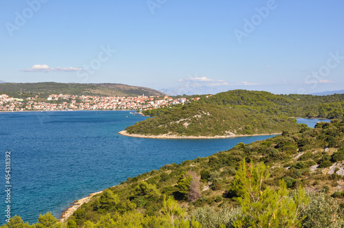 Croatian landscape with blue sea © Petal Spirit