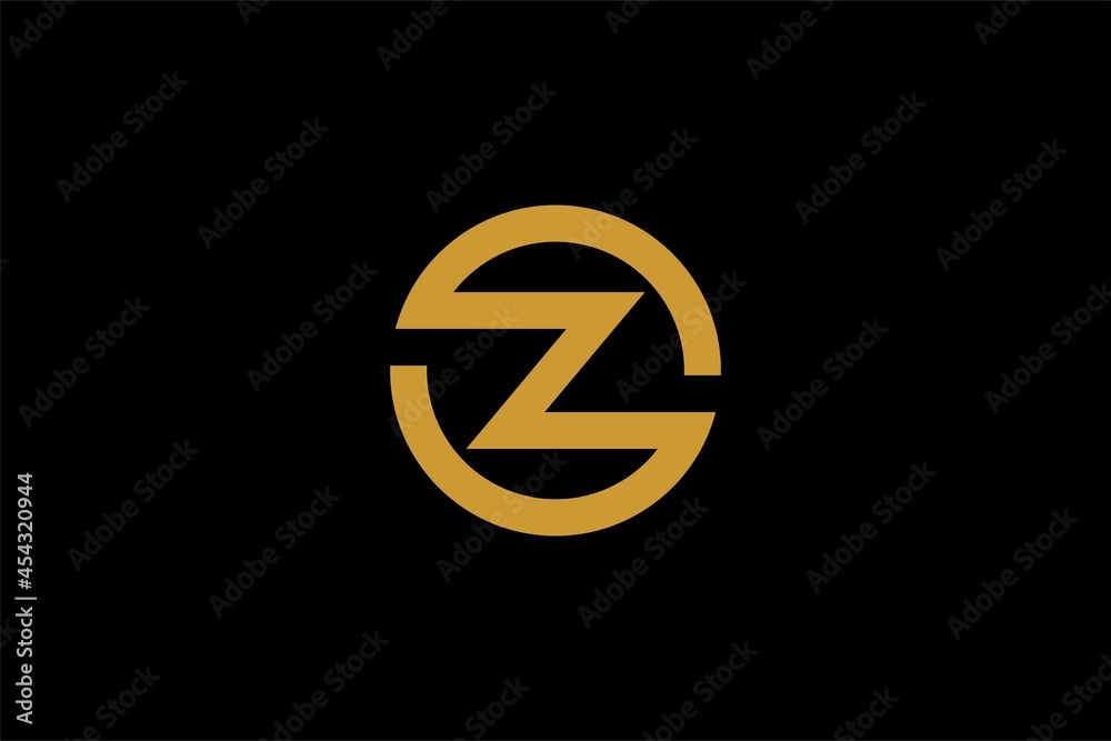 Letter OZ logo design. Monogram O and Z type abstract symbols. Initial Z in circle vector icon. Letter OZ logo design. Monogram O and Z type abstract symbols. Initial Z in circle vector icon.