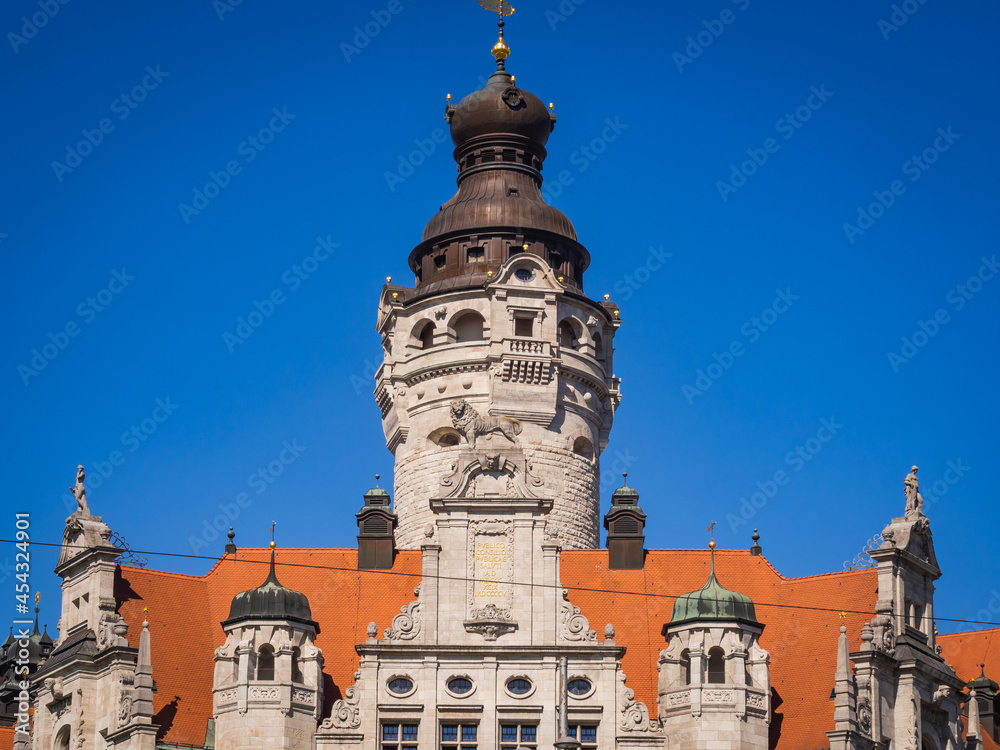 Obraz premium New town hall in Leipzig