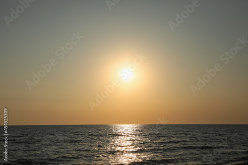 Picturesque view of beautiful sea at sunset © New Africa