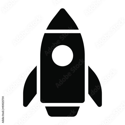 start up glyph icon, business and finance icon.