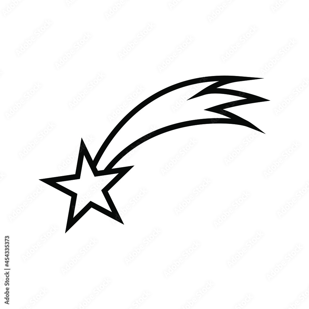 Shooting stars icon vector. Comet tail or star trail illustration sign. fireworks symbol or logo.
Shooting stars icon vector. Comet tail or star trail illustration sign. fireworks symbol or logo.