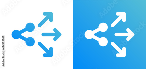 Share icon symbol vector