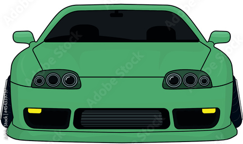 Jdm tuning car supra