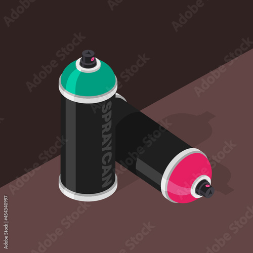 Spray Can Isometric