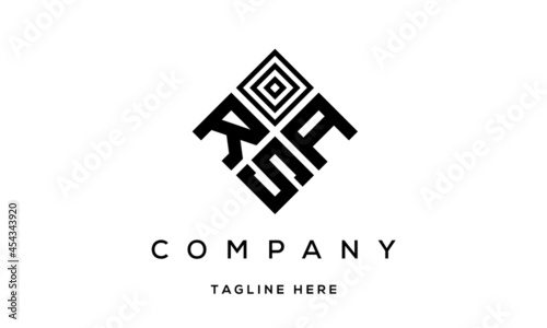 RAS creative square three latter logo