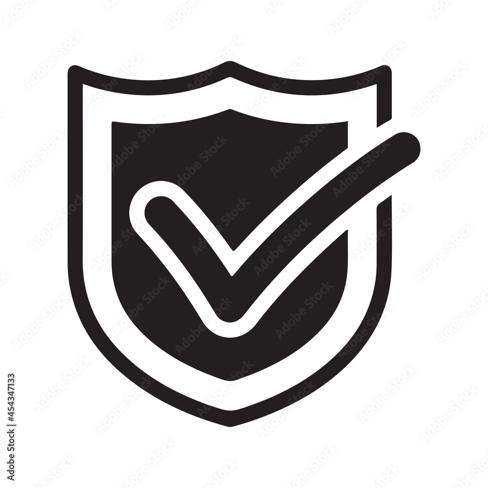 Brand protection icon. Vector and glyph Brand protection icon. Vector and glyph