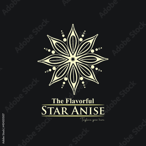 the flavorful star anise logo exclusive design inspiration