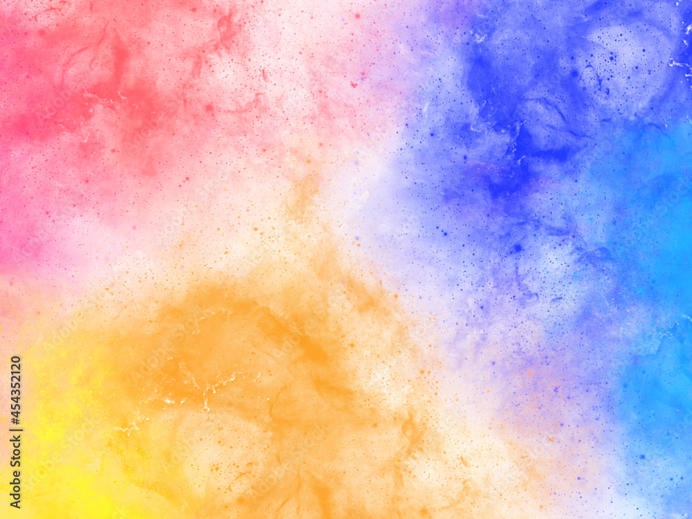 Fototapeta premium Nebula Abstract Background. Abstract scribble texture. Abstract watercolor on white background.