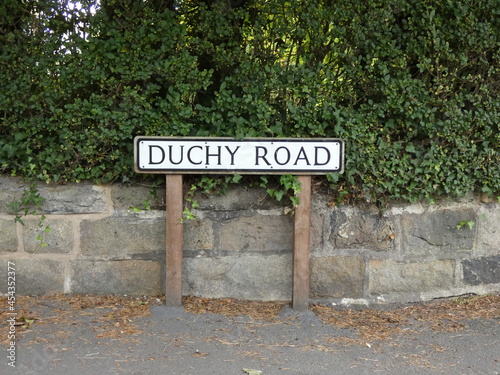Duchy road sign, Harrogate, North Yorkshire, UK © Darren